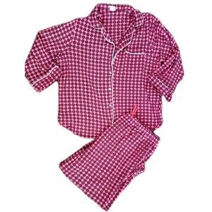 Secret Treasures Pajama Set Size XL 16/18 Red Sleepwear Crop Pants